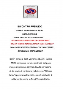 VOLANTINO PASSI CARRAI