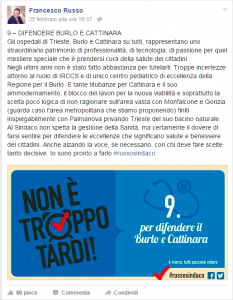 russo su ruforma sanitaria
