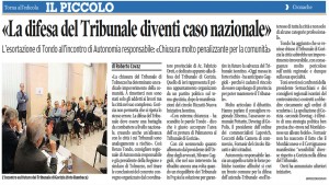 piccolo tribunale gorizia